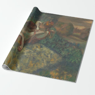 Vier Tänzer von Edgar Degas, Ballet Fine Art Geschenkpapier