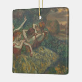 Vier Tänzer von Edgar Degas, Ballet Fine Art Keramikornament (Links)