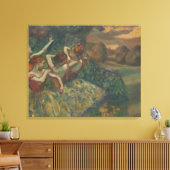 Vier Tänzer von Edgar Degas, Ballet Fine Art Leinwanddruck (Insitu (Wohnzimmer))