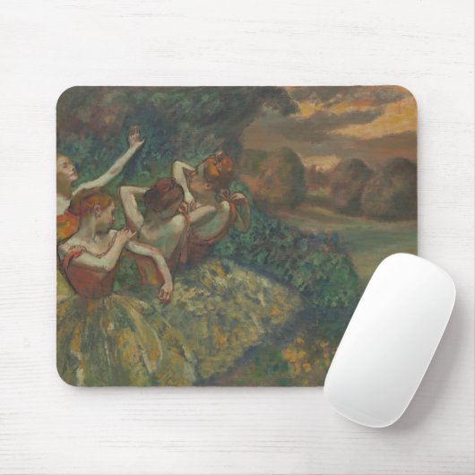 Vier Tänzer von Edgar Degas, Ballet Fine Art Mousepad (Mit Mouse)