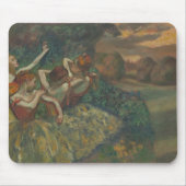 Vier Tänzer von Edgar Degas, Ballet Fine Art Mousepad (Vorne)