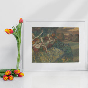 Vier Tänzer von Edgar Degas, Ballet Fine Art Poster