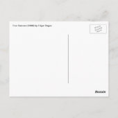 Vier Tänzer von Edgar Degas, Ballet Fine Art Postkarte (Rückseite)