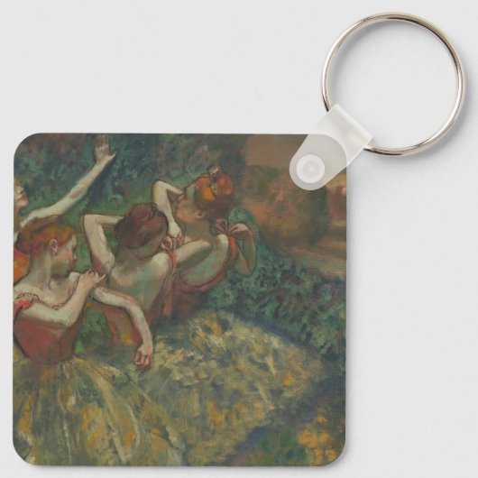 Vier Tänzer von Edgar Degas, Ballet Fine Art Schlüsselanhänger (Rückseite)