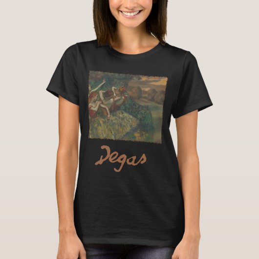 Vier Tänzer von Edgar Degas, Ballet Fine Art T-Shirt (Vorderseite)