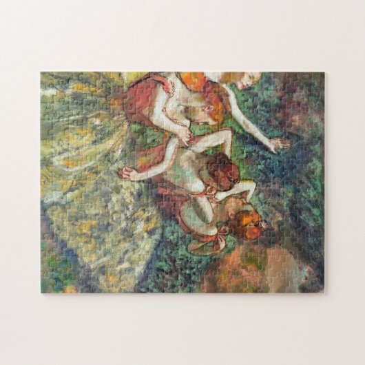 Vier Tänzer von Edgar Degas Puzzle (Horizontal)