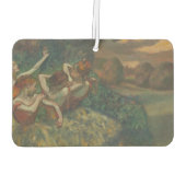 Vier Tänzerinnen, impressionistisches Gemälde, Edg Autolufterfrischer (Rückseite)
