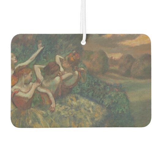Vier Tänzerinnen, impressionistisches Gemälde, Edg Autolufterfrischer (Vorderseite)
