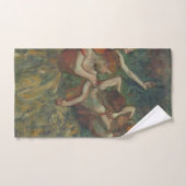 Vier Tänzerinnen, impressionistisches Gemälde, Edg Handtuch (Handtuch)