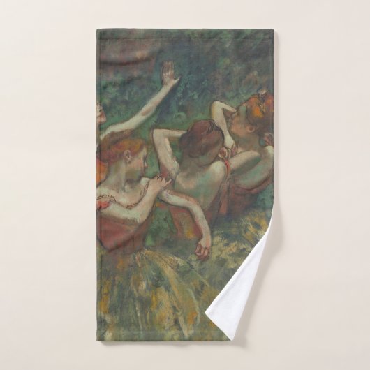 Vier Tänzerinnen, impressionistisches Gemälde, Edg Handtuch (Handtuch)