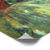 Vier Tänzerinnen von Degas Poster (Ecke)
