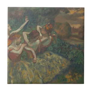 Vier Tänzerinnen von Edgar Degas, Ballett-Fine-Art Fliese