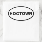 VIER Toronto "HOGTOWN" Ovaler Aufkleber (Tasche)