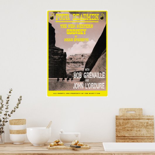 Vier tote Männer Poster (Küche)