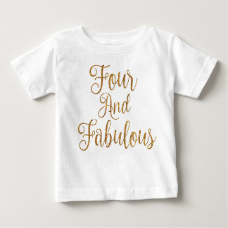 Vier und fabelhaft baby t-shirt