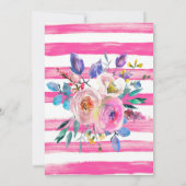 Vier und fabelhafte Girls am 4. Geburtstag Einladung (Rückseite)