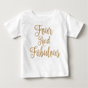 Vier und fabelhaftes baby t-shirt