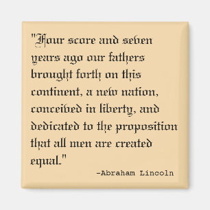 Vier und sieben Jahre zuvor Magnet