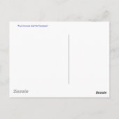 "Vier Unikorne führen die Prozession" Postkarte (Rückseite)