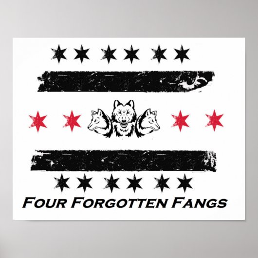 Vier vergessene Fangzähne - Army Poster (Vorne)