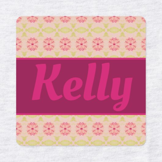 Vier verschiedene Designer Etiketten (Design 1)