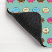 Vier verschiedene Donuts Muster Mousepad (Ecke)