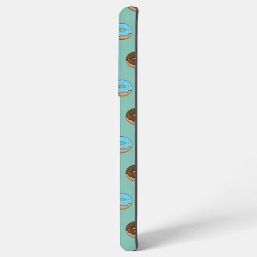 Vier verschiedene Donuts Muster Samsung Galaxy Hülle (Linke Seite)