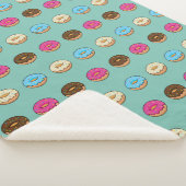 Vier verschiedene Donuts Muster Sherpadecke (3/4)