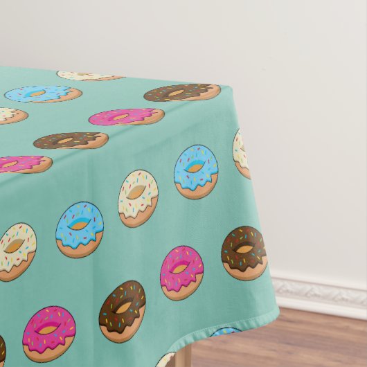 Vier verschiedene Donuts Muster Tischdecke (Beispiel)