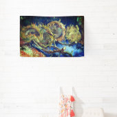 Vier verwitterte Sonnenblumen - Van Gogh Banner (InSitu)