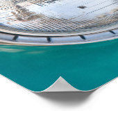 Vier Vintage Cars Poster (Ecke)