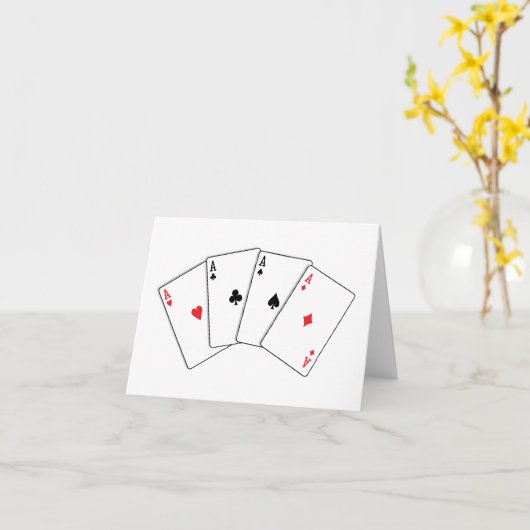 Vier von einer Art Karte (Gelbe Blume)