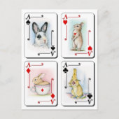 Vier von einer Art Postkarte (Vorderseite)