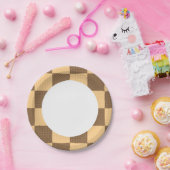 Vier Wafer Pappteller (Party)