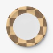 Vier Wafer Pappteller (Vorderseite)
