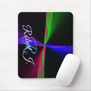 Vier-Wege-Geometrisches-Wellen-Mauspad Mousepad