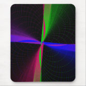 Vier-Wege-Geometrisches-Wellen-Mauspad Mousepad (Vorne)