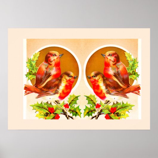 Vier Weihnachtsposter Poster (Vorne)