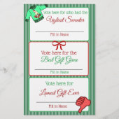 Vier Weihnachtsspiele Flyer (Vorne)