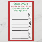 Vier Weihnachtsspiele Flyer (Hinten)