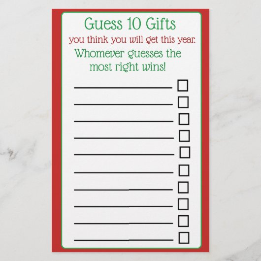 Vier Weihnachtsspiele Flyer (Hinten)