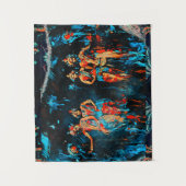 Vier Weltraumtänzer Art Wandteppich (Vorderseite)