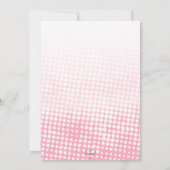 Vier Wilde Tiere Print Girls Geburtstag Einladung (Rückseite)