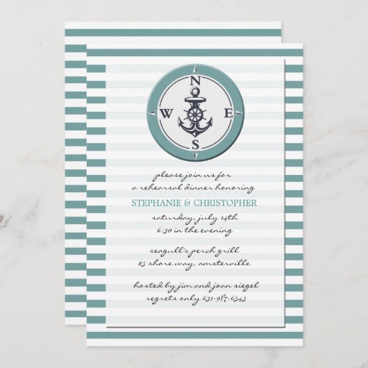 Vier Windeinladungen Einladung (Vorne/Hinten)