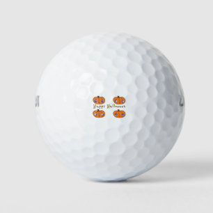 Vier wunderschöne Kürbis Golfball