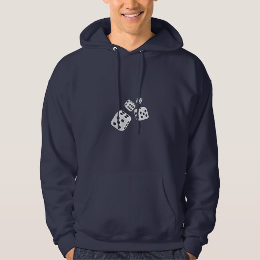 Vier Würfel Hoodie (Vorderseite)