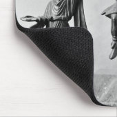 Vier Zahlen Lar Mousepad (Ecke)