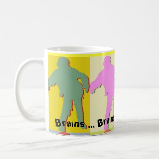 Vier Zombie-Art Kaffeetasse (Links)