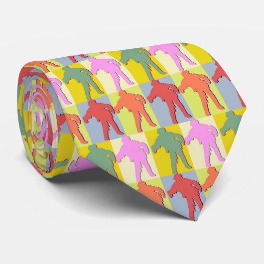 Vier Zombie-Art Krawatte (Gerollt)