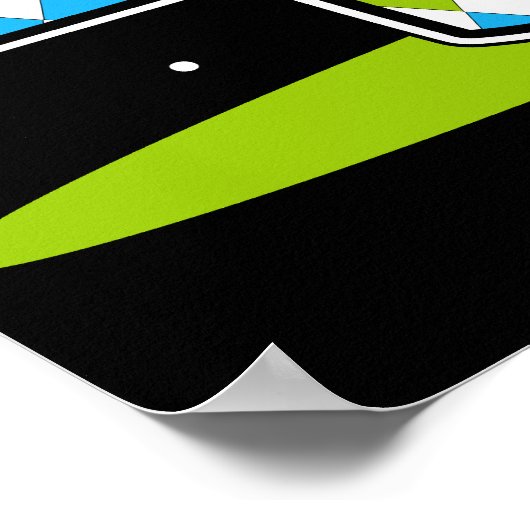 Vier zu sein ist ein Par-T-Shirt! Poster (Ecke)